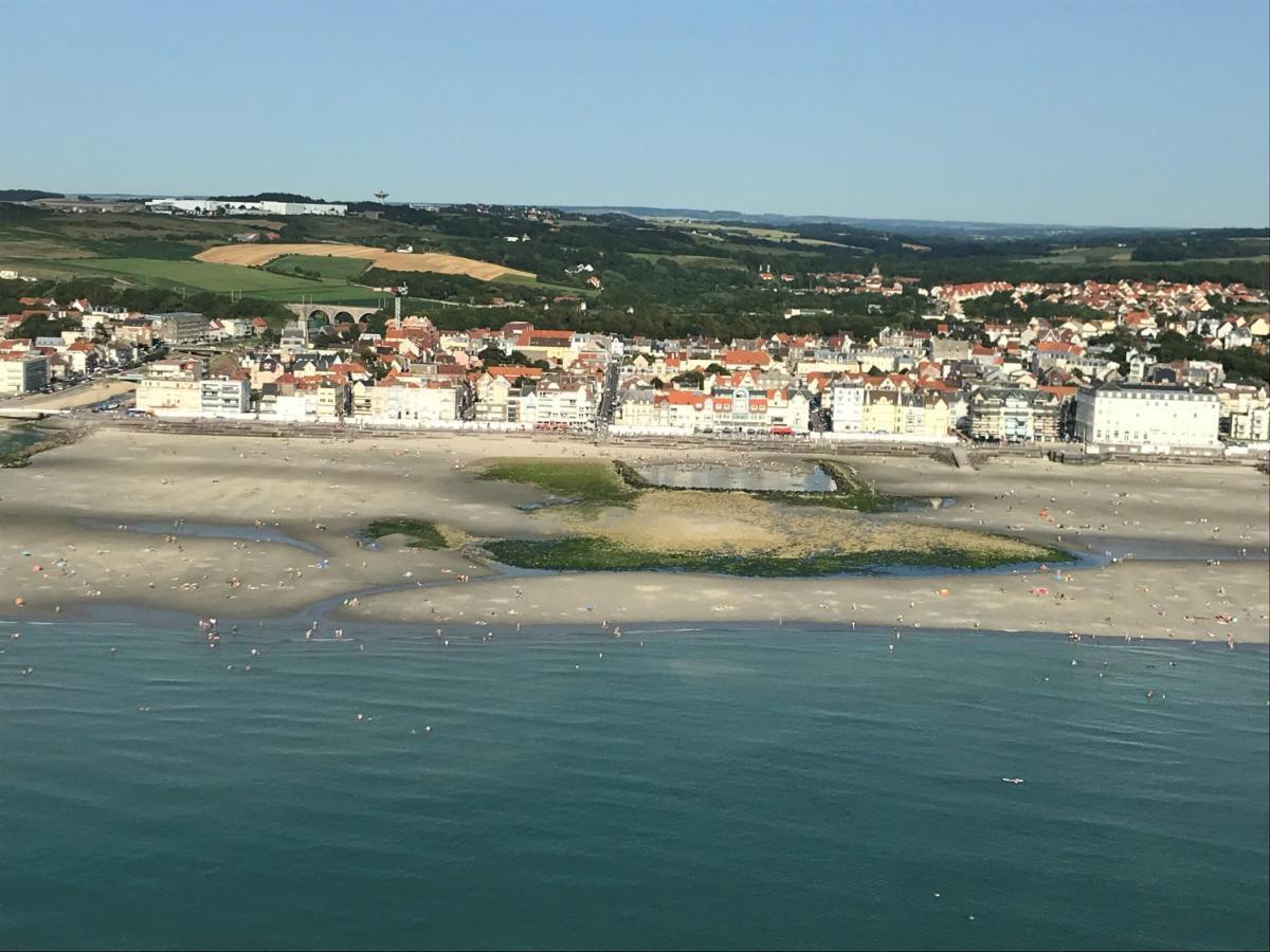 Villa Louise - Appartement Spacieux Proche Digue Avec Jardin Wimereux Bagian luar foto